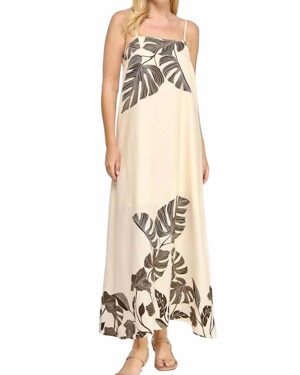 NEW KLD. SIGNATURE paradise midi dress in ivory